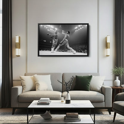 Muhammad Ali Boxing Knockout Canvas Art – Legendary Sports Fans Decor
