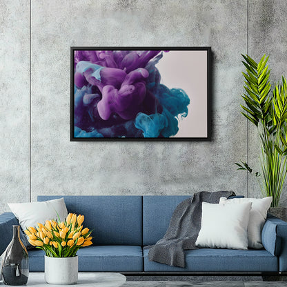 Cloud Poster Abstract Colorful - Canvas Wall Art Decor