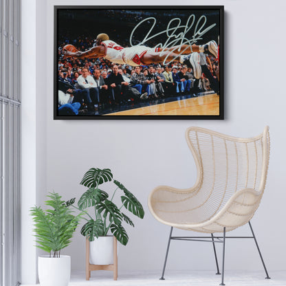 Dennis Rodman Chicago Bulls Canvas Wall Art – NBA Basketball Legend Art