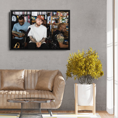 Mac Miller Poster Rapper Canvas Art – A Musical Masterpiece