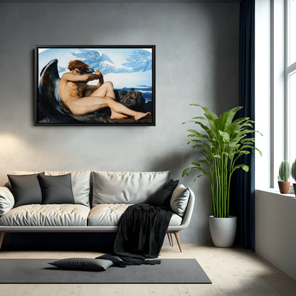 The Fallen Angel by Alexandre Cabanel Canvas Art - Vintage Art Decor