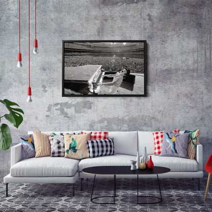 Elton John Dodger Stadium Poster – Canvas Wall Art Home Decor