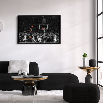 Kemba Walker Buzzer-Beater vs Pitt Canvas Wall Art Decor - NCAA Basketball Icon Art