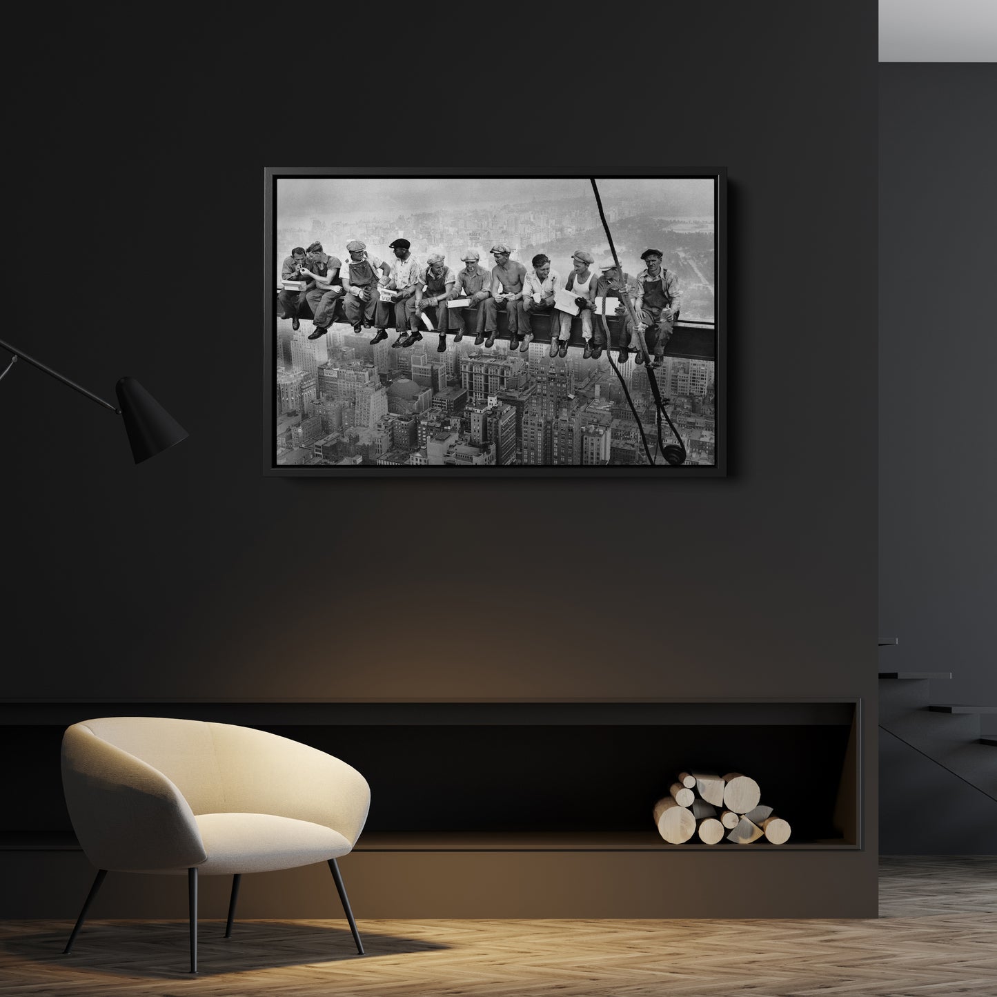 Lunch atop a Skyscraper New York Canvas Wall Art – Iconic Worker Print