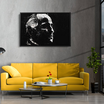 The Godfather - Vito Corleone Marlon Brando Canvas Wall Art Decor