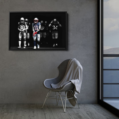 Julian Edelman New England Patriots Canvas Wall Art – NFL Hero Decor