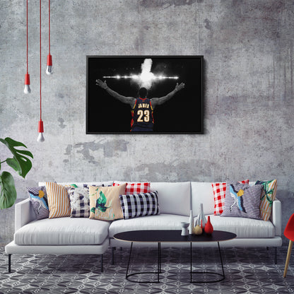 LeBron James Cleveland Cavaliers Canvas Wall Art – King’s Court Decor