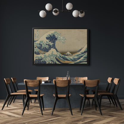 The Great Wave off Kanagawa - Hokusai Canvas Wall Art Decor