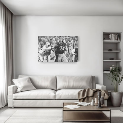 The Immaculate Reception Canvas Art - Steelers vs. Raiders NFL Decor
