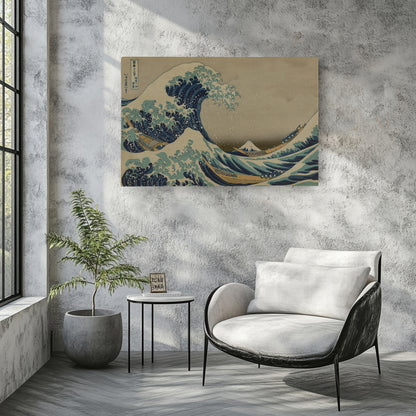 The Great Wave off Kanagawa - Hokusai Canvas Wall Art Decor