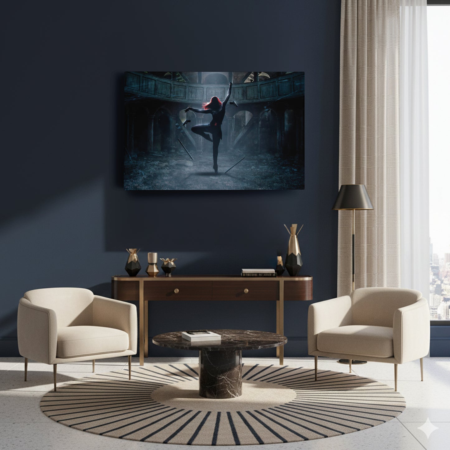 Black Widow Poster Marvel - Canvas Wall Art Decor