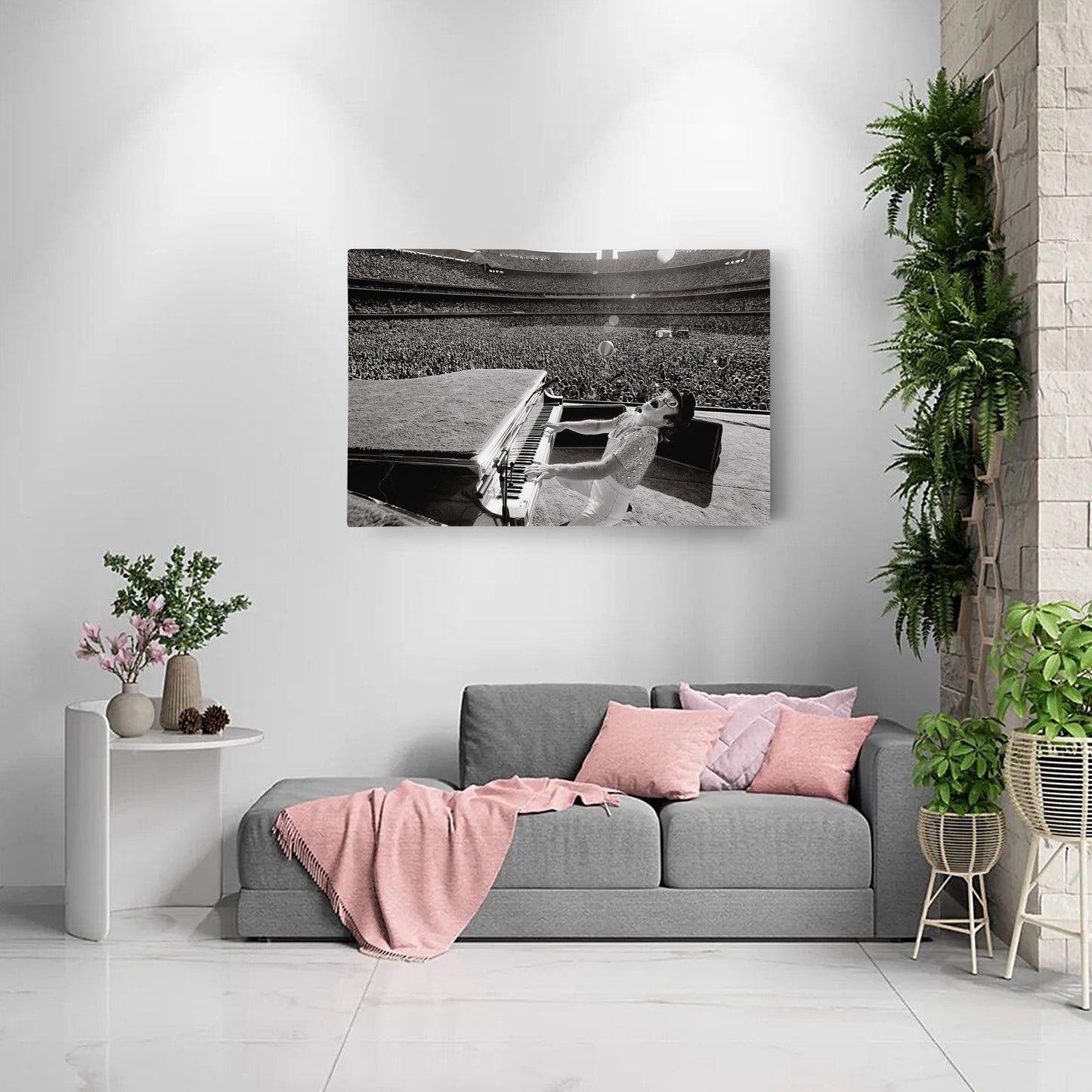 Elton John Dodger Stadium Poster – Canvas Wall Art Home Decor