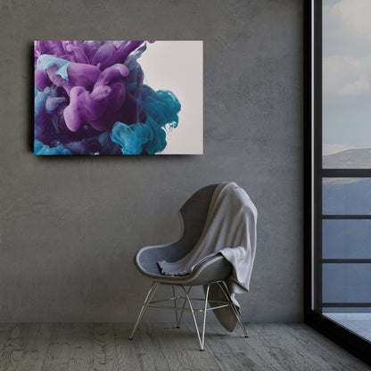 Cloud Poster Abstract Colorful - Canvas Wall Art Decor