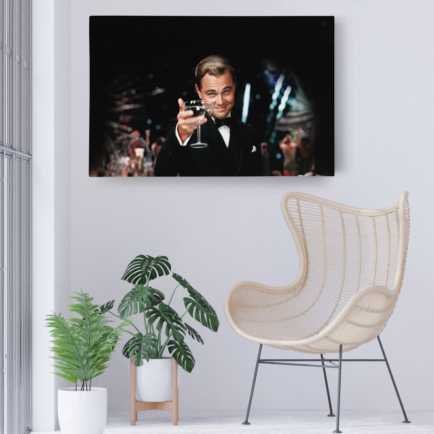 The Great Gatsby - Leonardo DiCaprio Movie Canvas Wall Art Decor