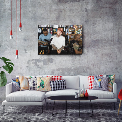 Mac Miller Poster Rapper Canvas Art – A Musical Masterpiece