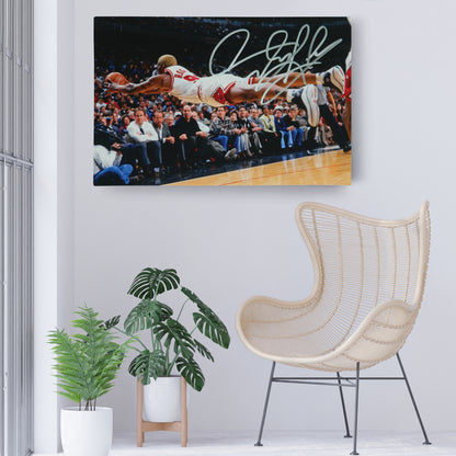 Dennis Rodman Chicago Bulls Canvas Wall Art – NBA Basketball Legend Art