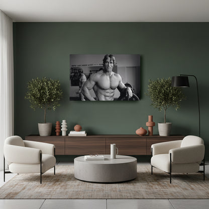Arnold Schwarzenegger Poster Bodybuilding Canvas Wall Art Home Decor Framed Art