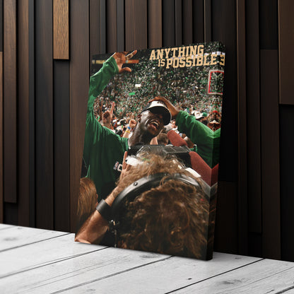 Kevin Garnett ‘Anything is Possible’ Poster Canvas Wall Art Decor - Celtics Icon Art