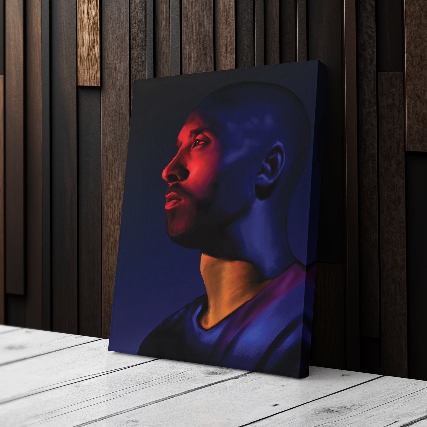 Kobe Bryant Canvas Wall Art – Tribute to a Basketball Legend