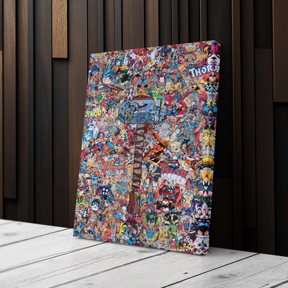 The Mighty Thor Poster Canvas Art - Marvel Comics Wall Decor