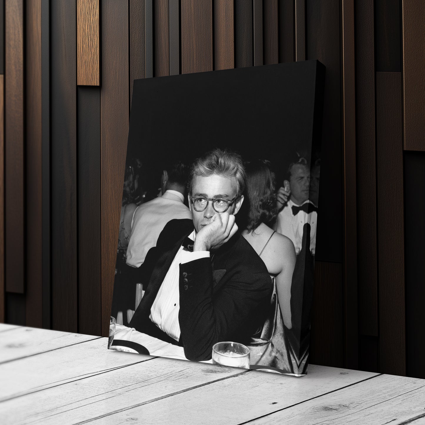 James Dean Canvas Wall Art – Timeless American Actor Portrait