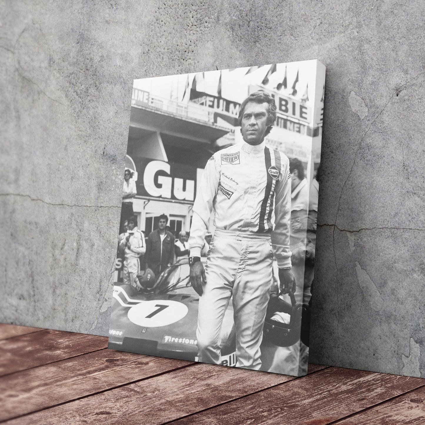 Steve McQueen Le Mans 1971 Poster – Iconic Canvas Wall Art Decor