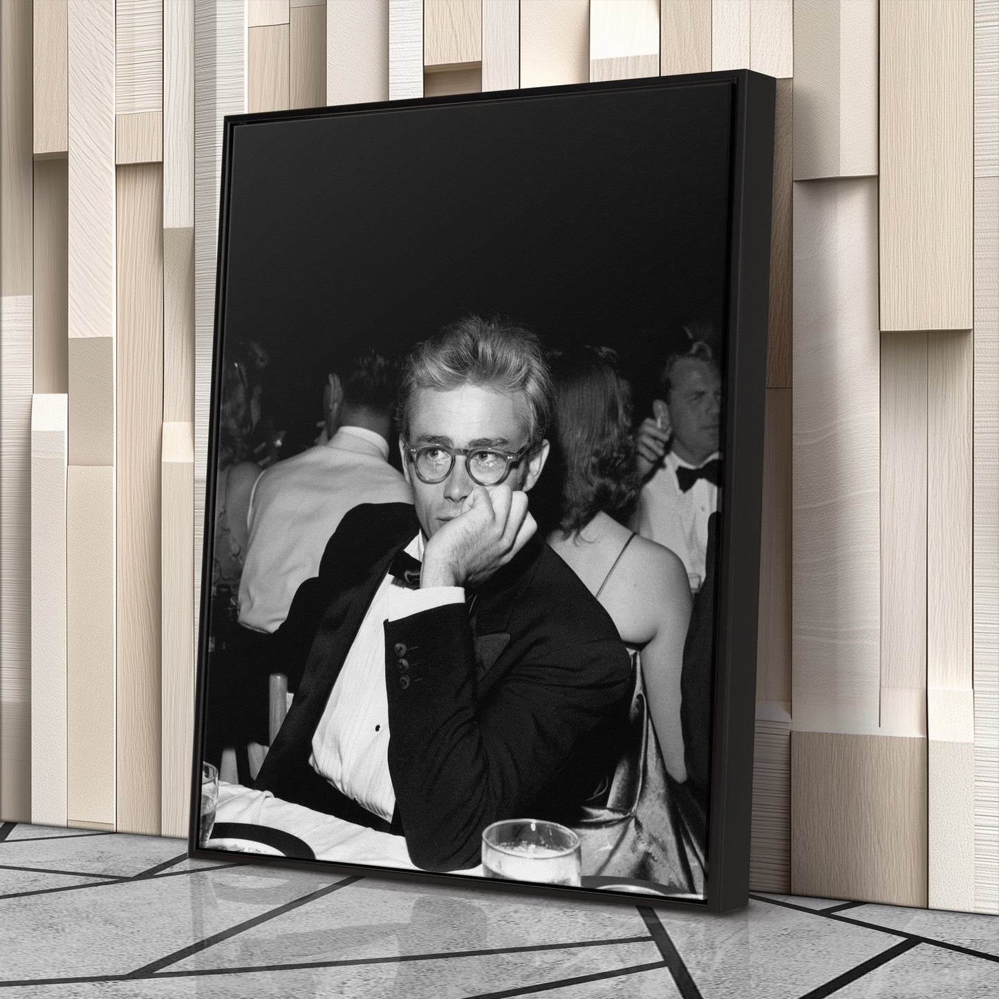 James Dean Canvas Wall Art – Timeless American Actor Portrait
