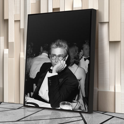 James Dean Canvas Wall Art – Timeless American Actor Portrait