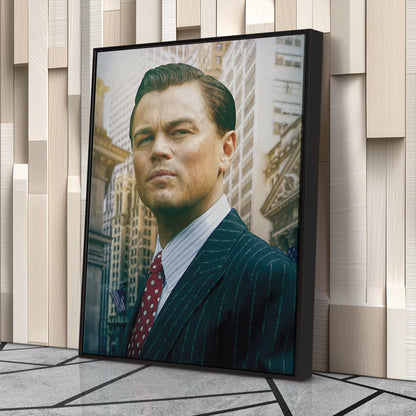 The Wolf of Wall Street Poster – Stock Broker Leo Painting Canvas Wall Art Decor