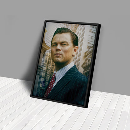 The Wolf of Wall Street Poster – Stock Broker Leo Painting Canvas Wall Art Decor