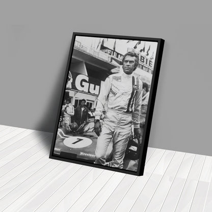 Steve McQueen Le Mans 1971 Poster – Iconic Canvas Wall Art Decor