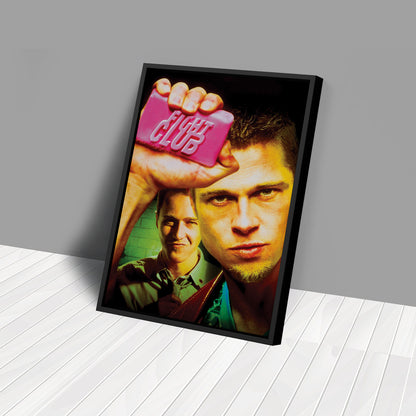 Fight Club Movie Canvas Wall Art – Iconic Movie Poster for Home