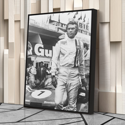 Steve McQueen Le Mans 1971 Poster – Iconic Canvas Wall Art Decor