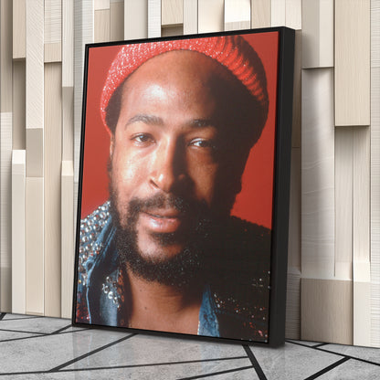 Marvin Gaye Soul Singer Canvas Art – Music Icon Home Decor