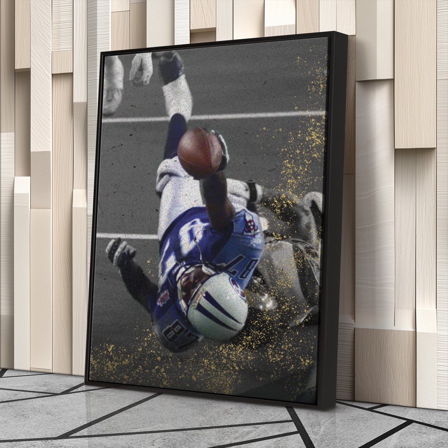 The Tackle Rams vs. Titans Canvas Art - NFL Football Wall Decor Print