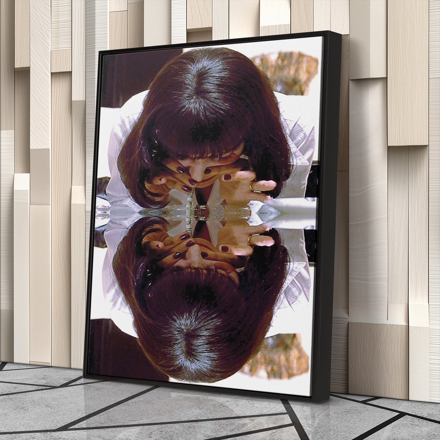 Pulp Fiction Movie Scene Poster – Canvas Wall Art Framed Home Decor