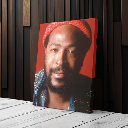 Marvin Gaye Soul Singer Canvas Art – Music Icon Home Decor