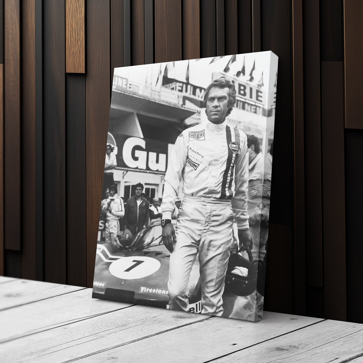 Steve McQueen Le Mans 1971 Poster – Iconic Canvas Wall Art Decor