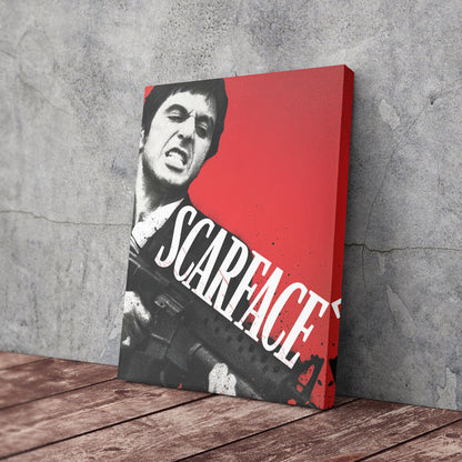 Scarface Movie Canvas Wall Art – Iconic Gangster Film Decor