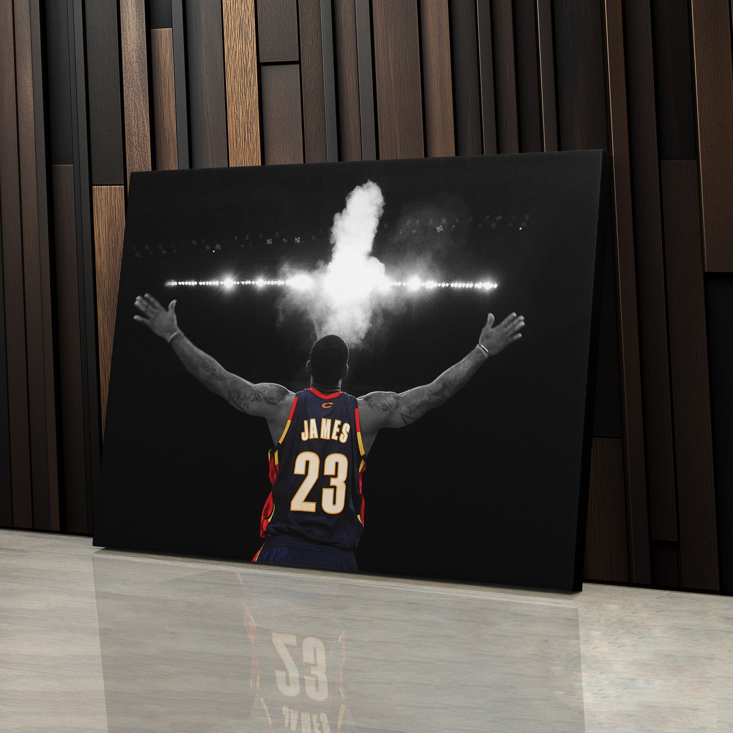 LeBron James Cleveland Cavaliers Canvas Wall Art – King’s Court Decor