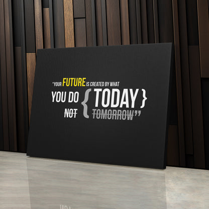 Motivational TODAY - Canvas Wall Art Decor for Home & Office