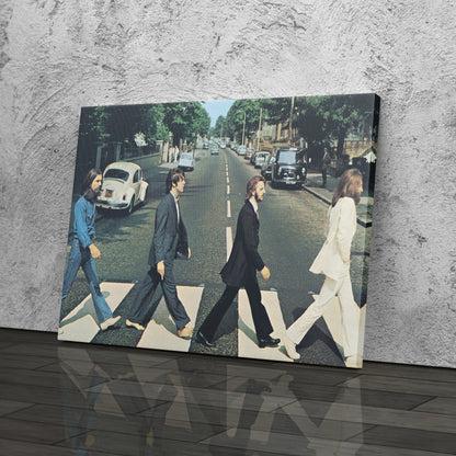 The Beatles - Iconic Abbey Road Canvas Wall Art Decor
