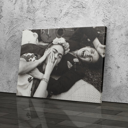 Frida Kahlo and Friend Canvas Wall Art – Painter's Legacy Home Decor