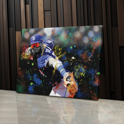 Fernando Tatis Jr. San Diego Padres MLB Canvas Wall Art – Baseball Star Poster