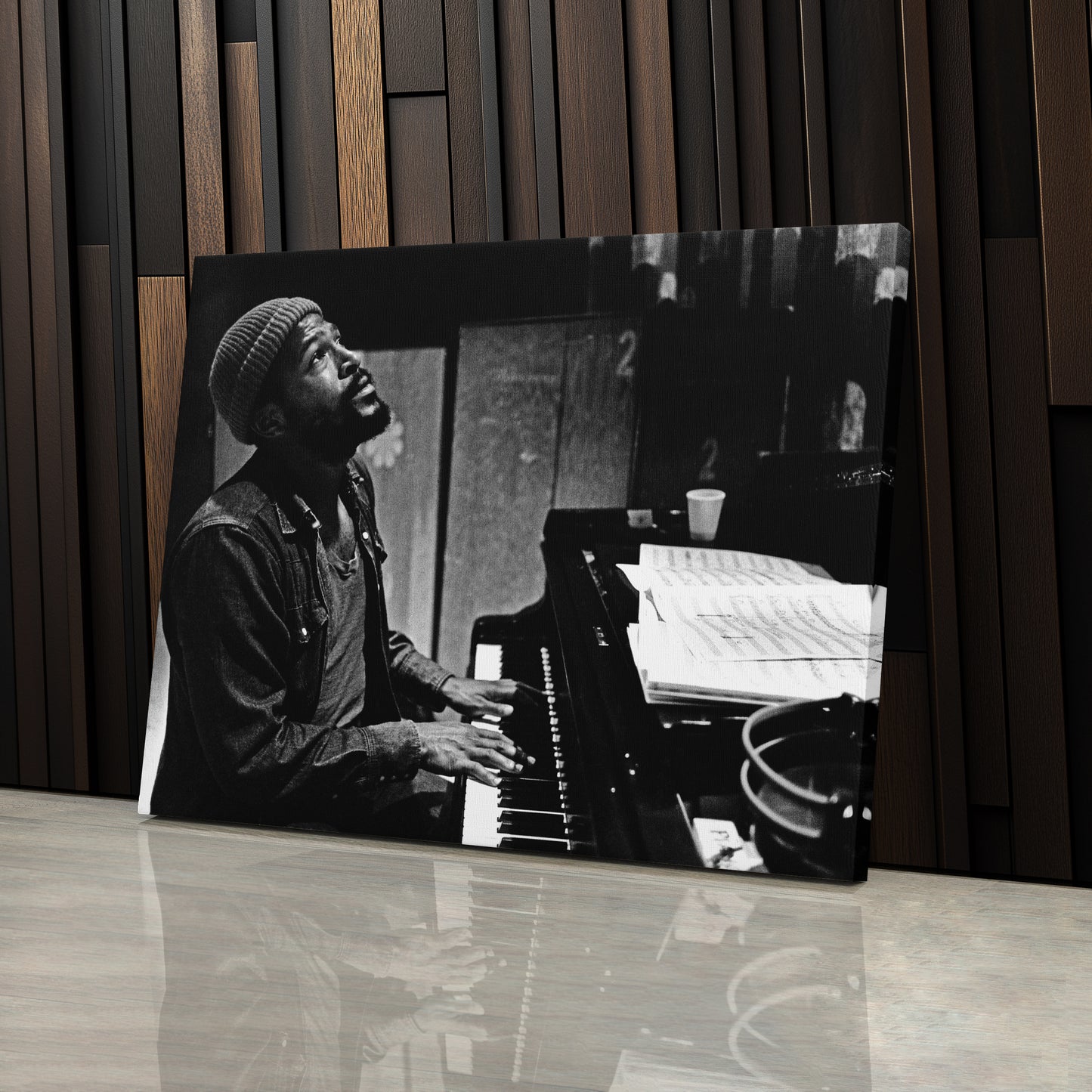 Marvin Gaye - Iconic Canvas Wall Art Decor for Music Lovers