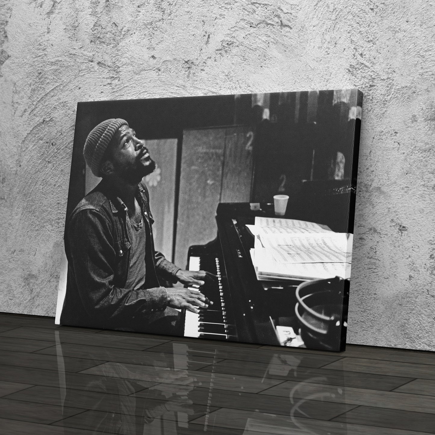 Marvin Gaye - Iconic Canvas Wall Art Decor for Music Lovers