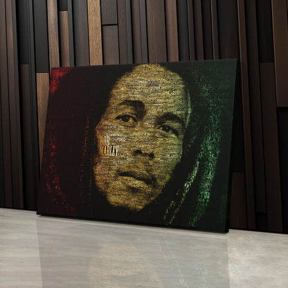 Bob Marley Canvas Wall Art – Music Legend Home Decor Print