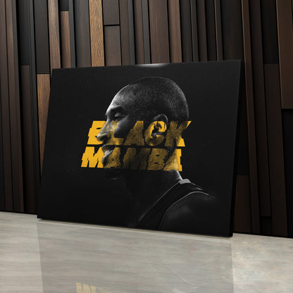 Kobe Bryant Mamba Forever Canvas Wall Art – Forever a Legend