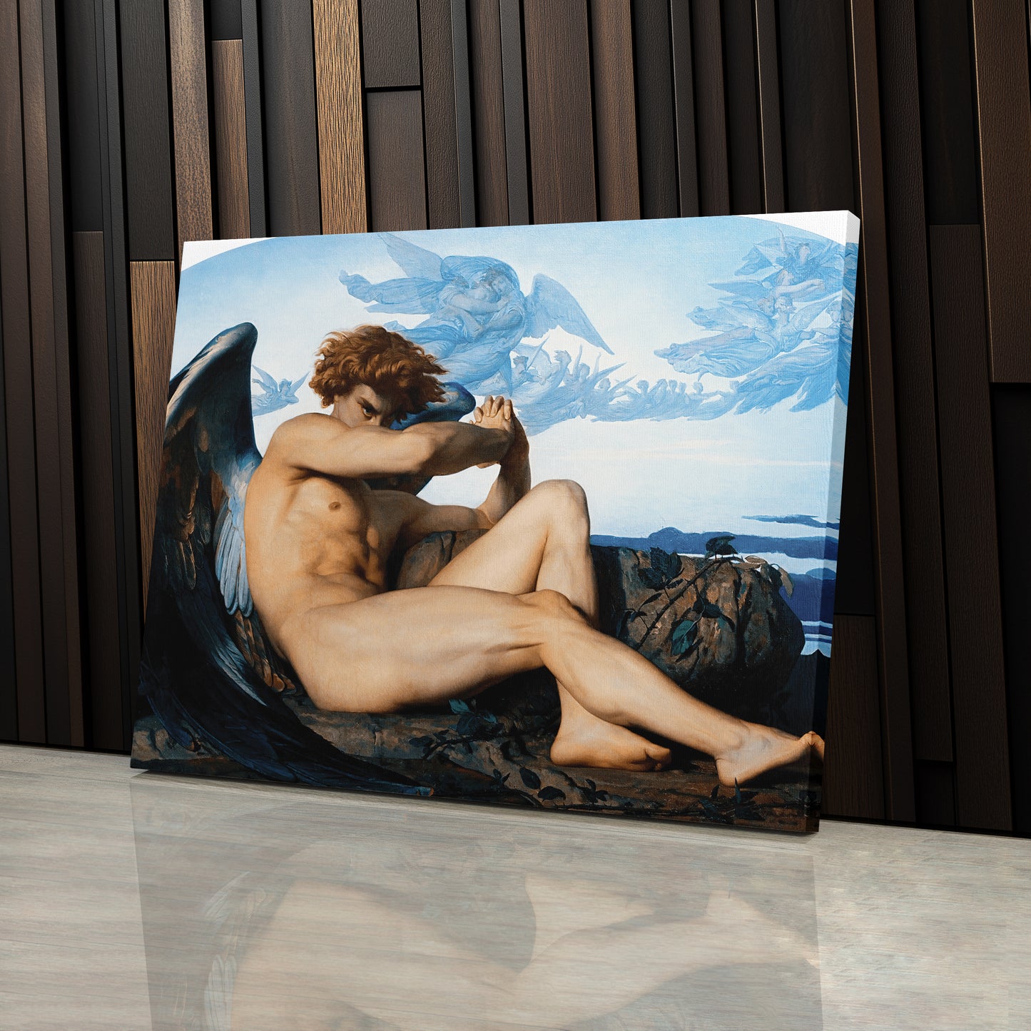 The Fallen Angel by Alexandre Cabanel Canvas Art - Vintage Art Decor