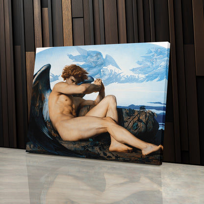 The Fallen Angel by Alexandre Cabanel Canvas Art - Vintage Art Decor